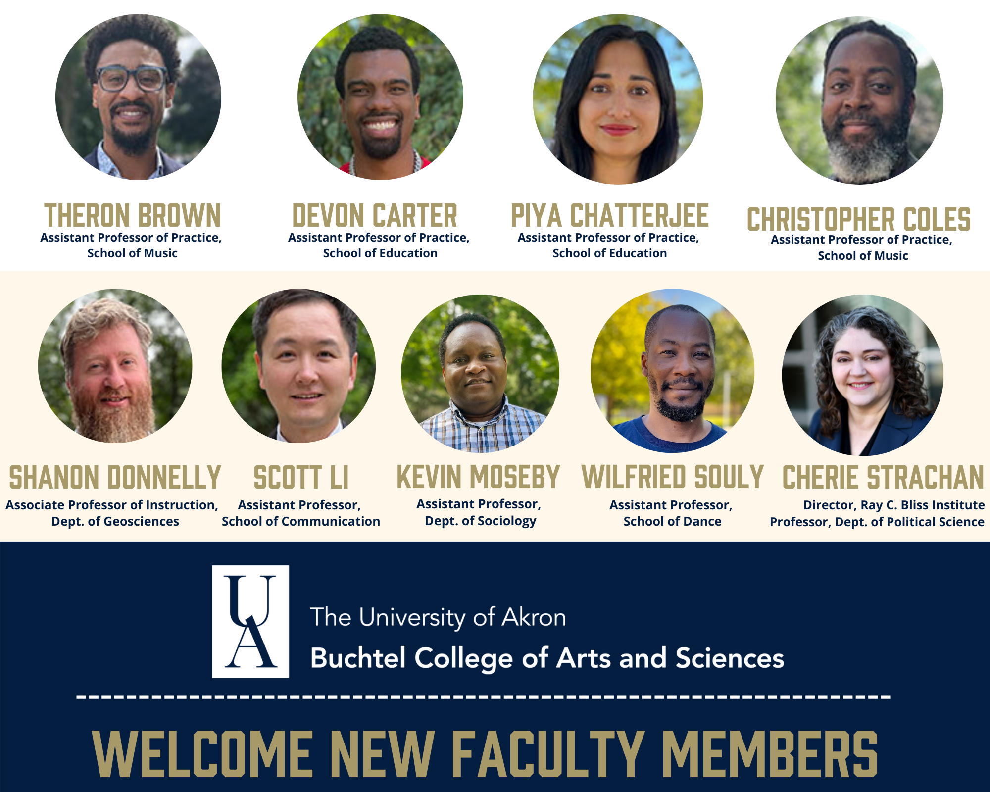 New Faculty Members for 2022-23